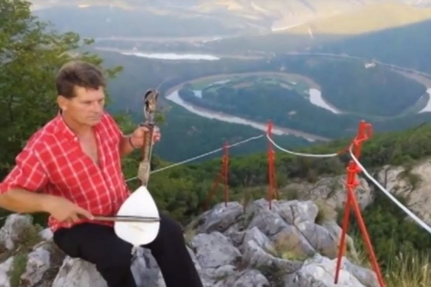 Vukojica Sandić, gusle na Kolarcu